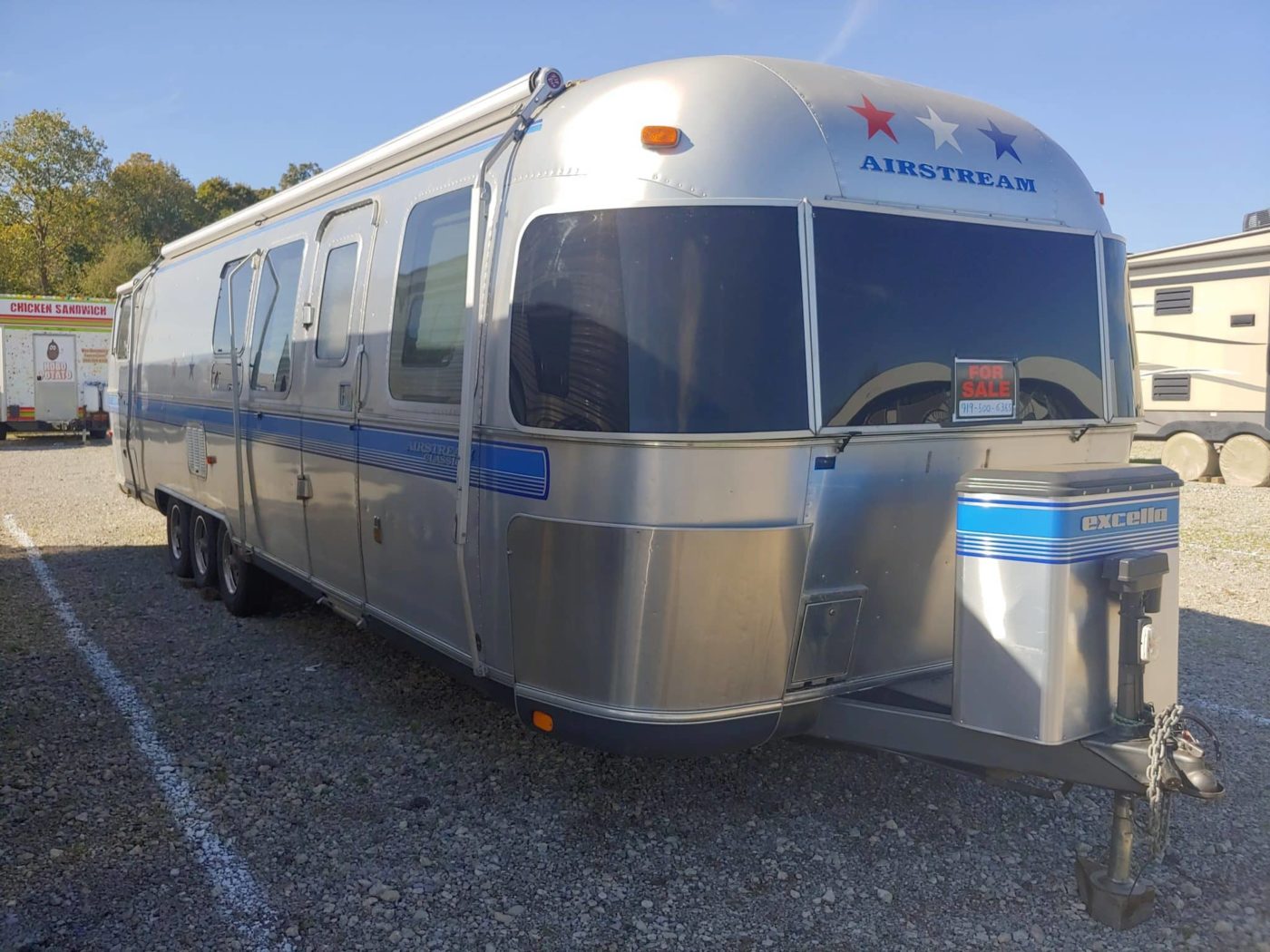 Airstream outside view from front